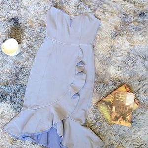 NICHOLAS Faux Wrap Dress